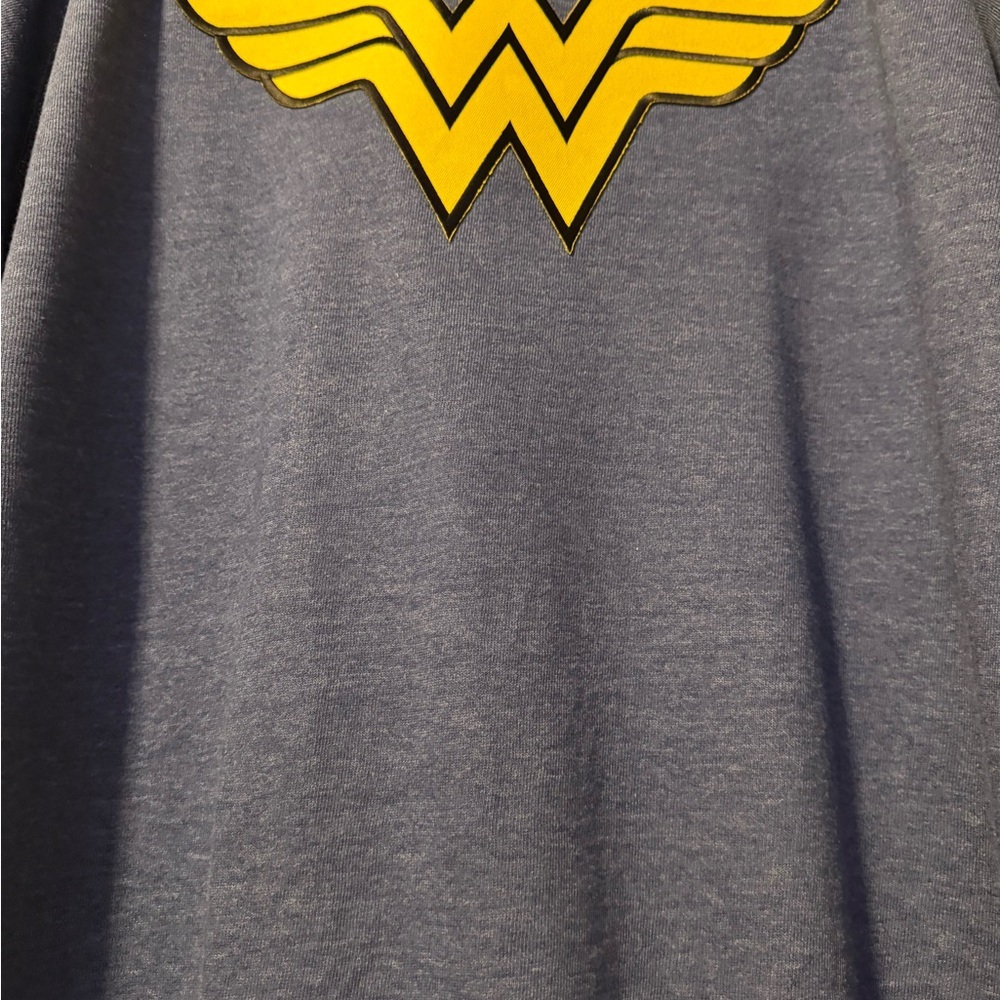 Wonder Woman Custom Denim French Terry Sweatshirt Size 2XL - Picture 5 of 8